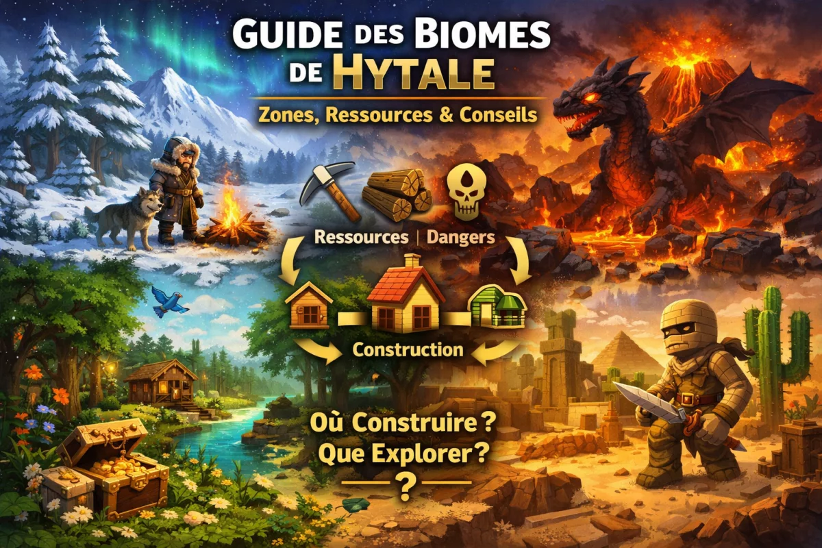 Biomes Hytale : guide complet