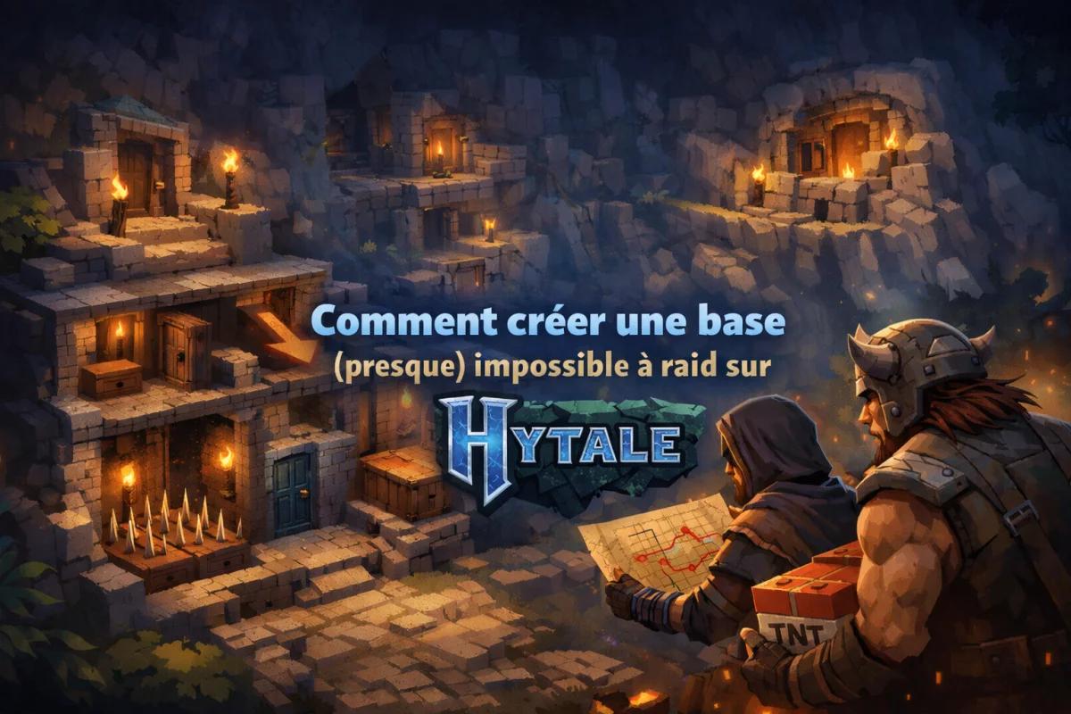 créer une base (presque) impossible à raid sur Hytale