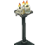 Dark Temple Candle